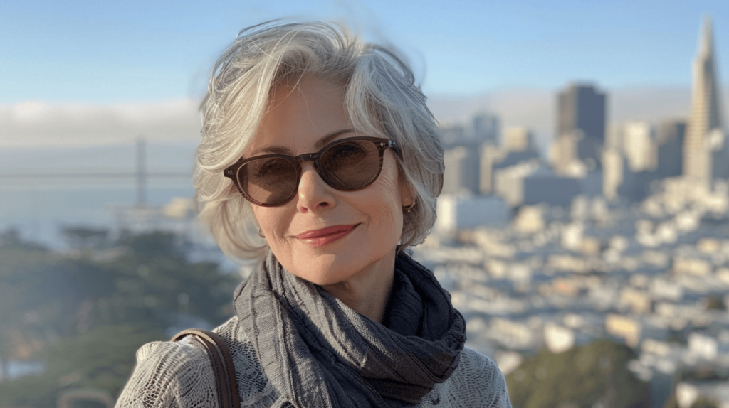 25 Youthful Hairstyles for Women Over 50 Embracing Grey Hair