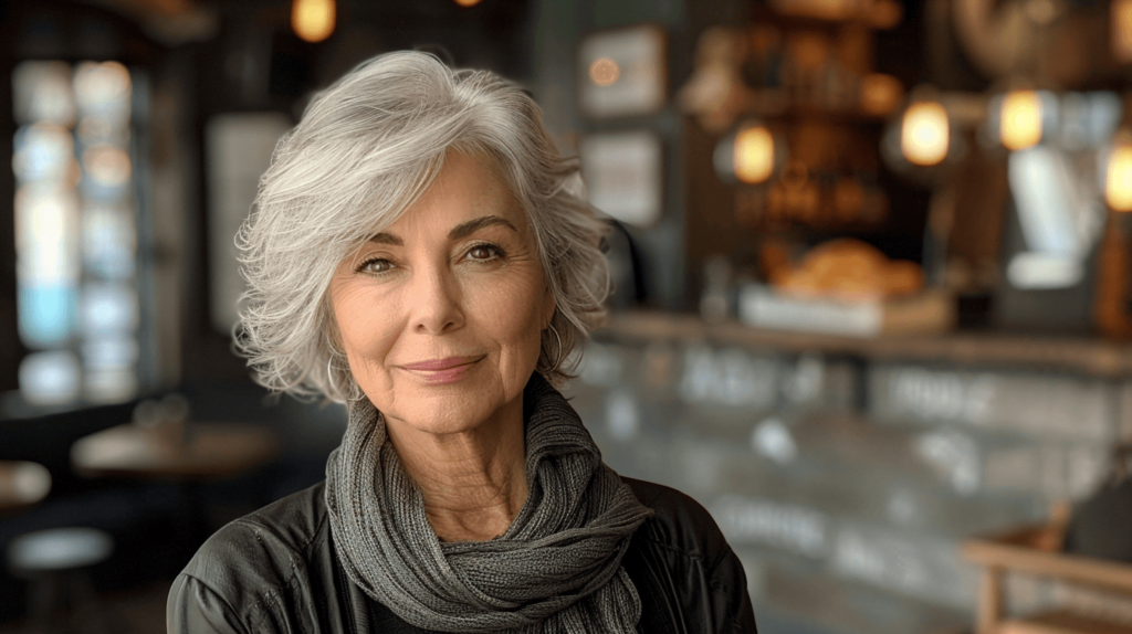 Short Hairstyles for Women Over 50 with Fine Hair: Volume Boosting