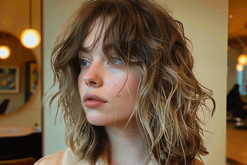 18 Wavy Hairstyles for Hottest Wolf Cut