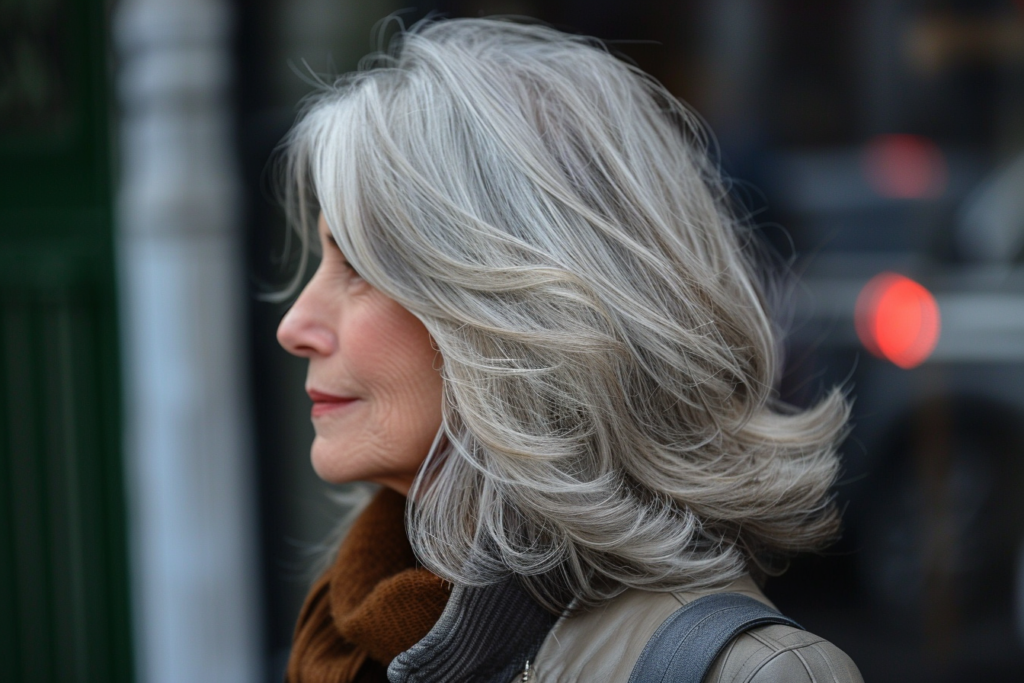 23 Gorgeous Layered Haircuts for Women Over 70