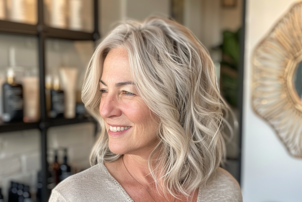 24 Perfect Chic Medium-Length Hairstyles for Older Women