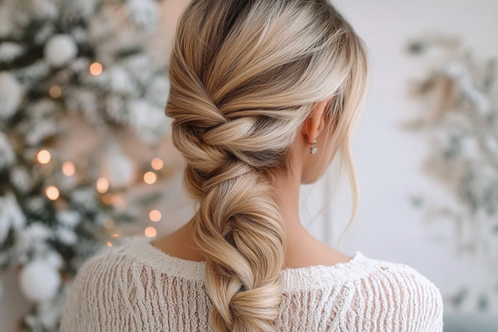 15 Beautiful Christmas Hairstyles Ideas for Extra Festive Feeling