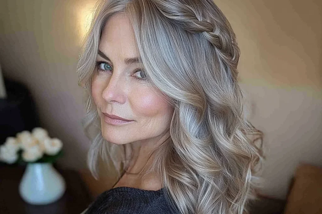 30+ Youthful Long Bob Hairstyles for Women Over 50 with Fine Hair