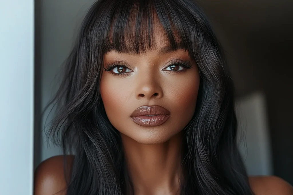 15 Gorgeous Fringe Bangs Styles Black Women Will Love