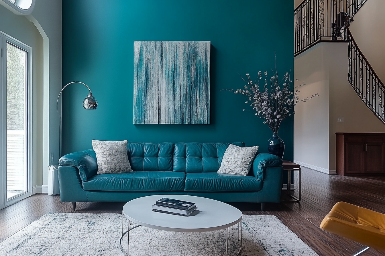 19 Teal Living Room Ideas That Will Transform Your Space Into a Modern ...