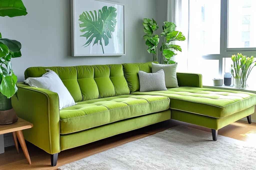 20+ Stunning Green Sofa Ideas to Transform Your Living Room Into a Cozy Oasis