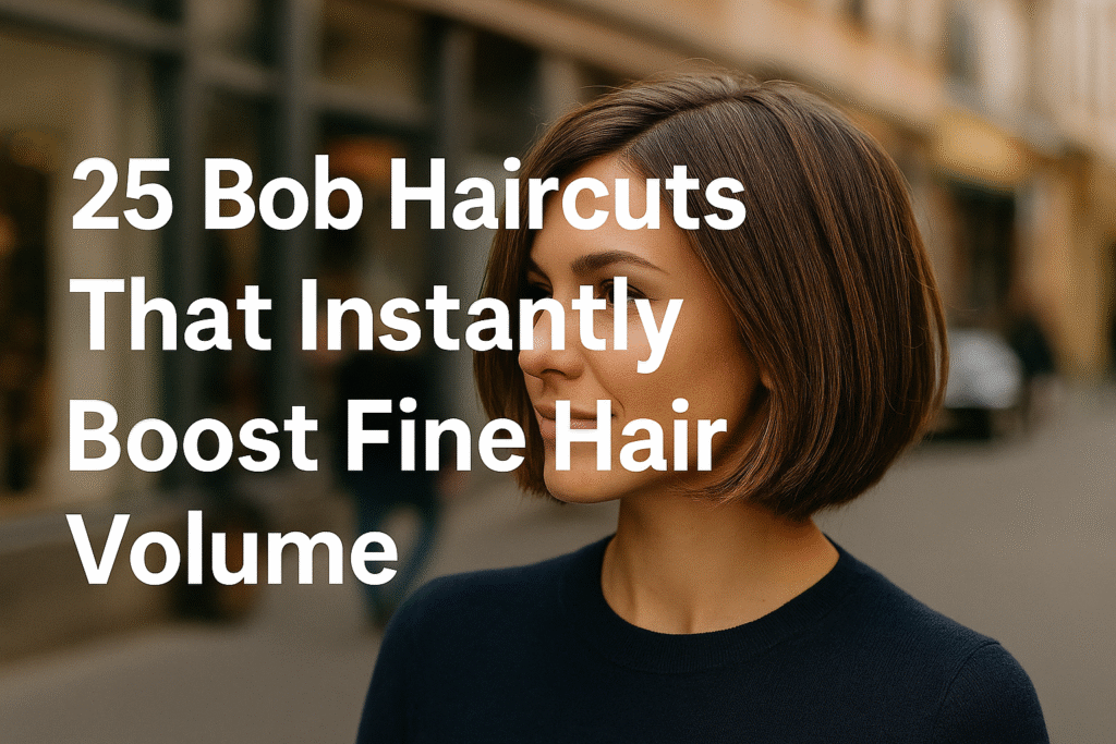 25 Bob Haircuts That Instantly Boost Fine Hair Volume