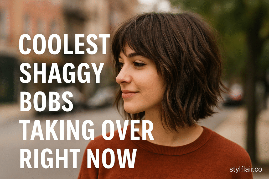 30 Coolest Shaggy Bobs Taking Over Right Now