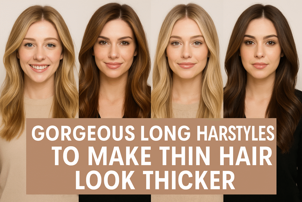 30 Gorgeous Long Hairstyles to Make Thin Hair Look Thicker